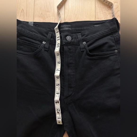 EUC- Citizens of Humanity 'Olivia' Black High Rise Slim Ankle Jeans (26) - Picture 11 of 12